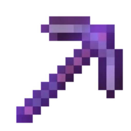DonutSMP Amethyst Pickaxe 2D+